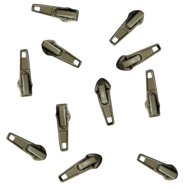 Wye Zip #5 Auto Lock Sliders Pack of 100 - Beige
