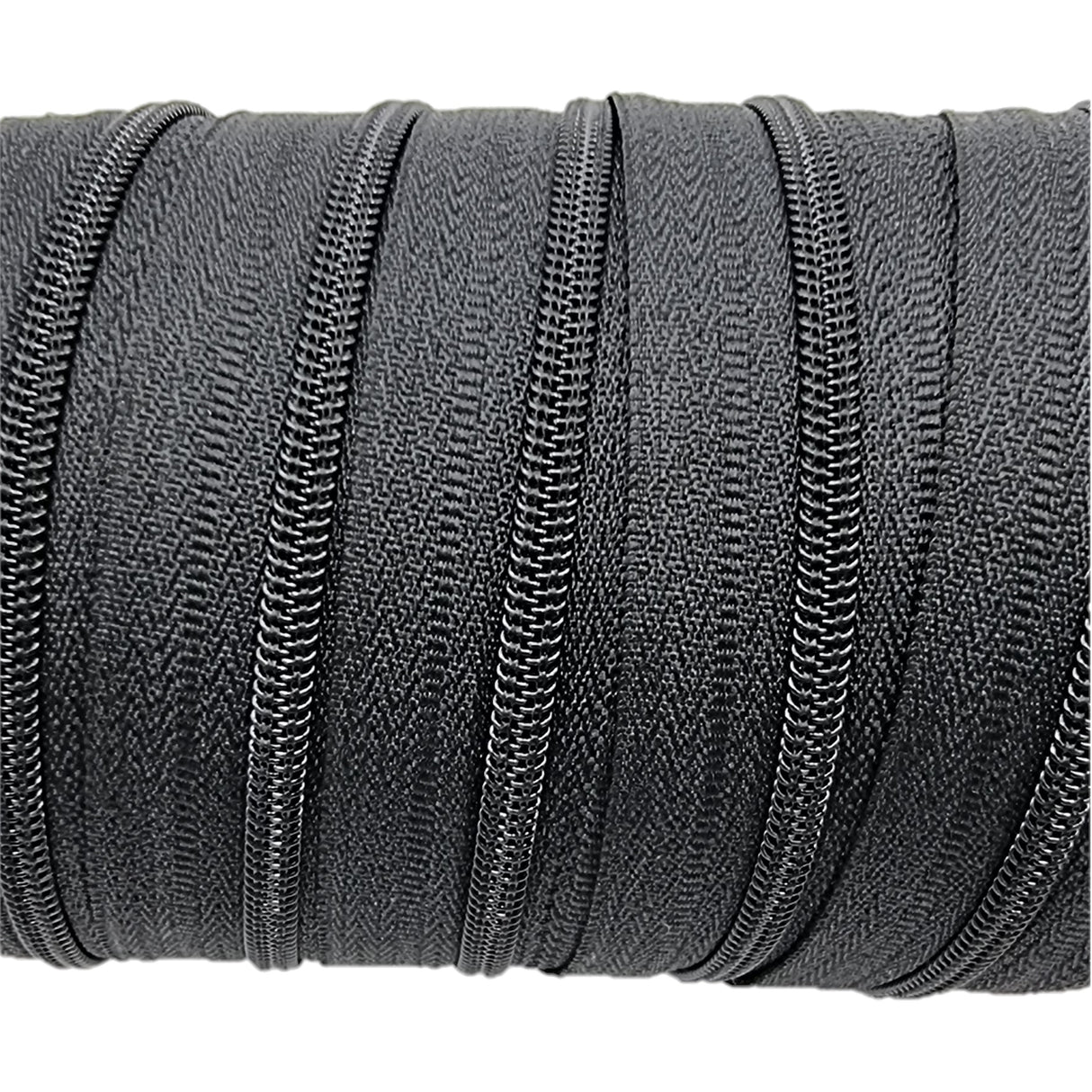 WYE ZIP #7 CONTINUOUS ZIPPING NYLON ZIPPER 200M BOBBIN - BLACK